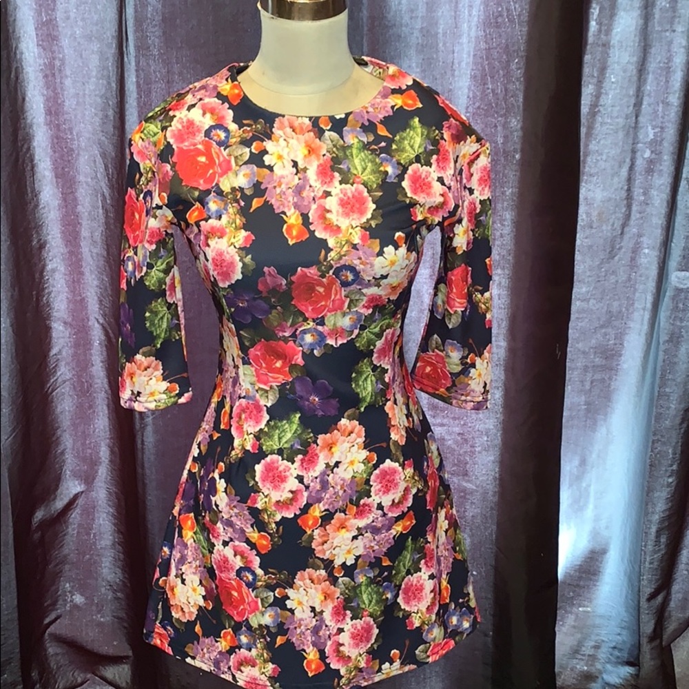 Floral Mini Skater Dress